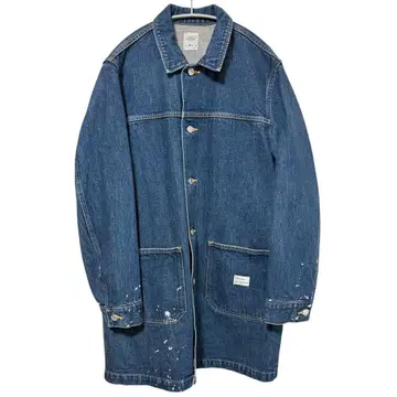 N-504 BEDWIN 데님 코트 페인트 고품질 인디고 베드윈 2