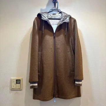 Herno 브라운 롱 코트