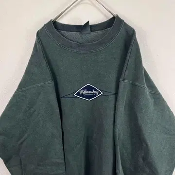 미국제 90s cotton deluxe 오버 사이즈 맨투맨 카키