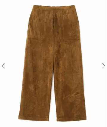 ETRETOKYO 페이크 스웨이드 리락시 팬츠