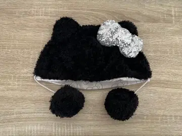 USJ 유니버셜 헬로키티 팬캡 블랙