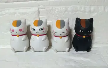 나츠메 우인장 미니 피규어 냥코 선생님과 블랙 냥코 전 4종 3