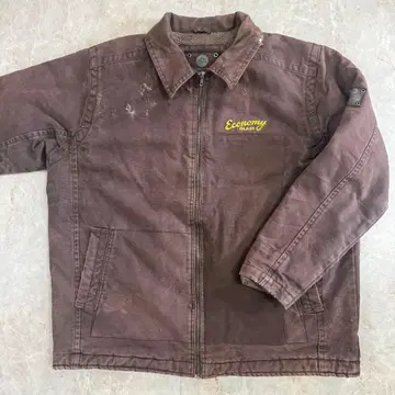 스톰 테크 워크 자켓 구제 의류 보아 커버올 브라운 블루종