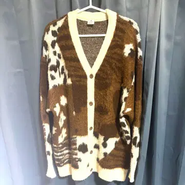 니코앤드 - 레오파드 플라워 MIX 가디건 시착만 한 상품