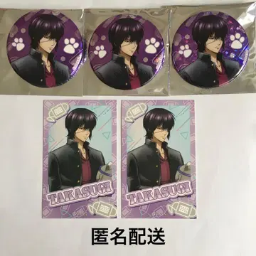 은혼 3년 Z반 긴파치 선생님 타카스기 신스케 난자타운 캔뱃지 카드