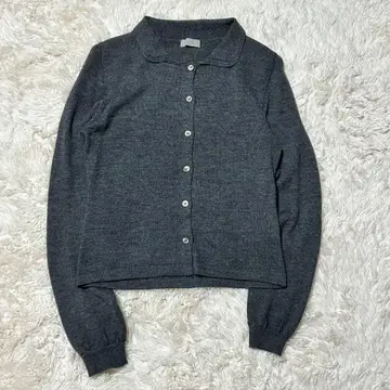 [ 레어 ] 마가렛호웰 카멜 100% 얇은 소재 가디건