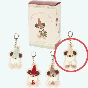 릴린린 크리스마스 2025 키체인 베이지 디즈니