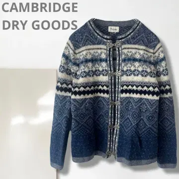 t [ 켄브릿지 ] 가디건 / 새상품급 니트 겉옷 노르딕 무늬 돌려입기