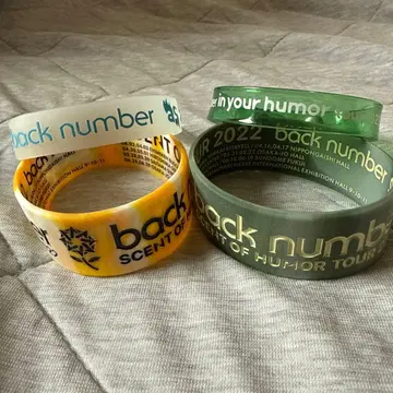 backnumber 러버 밴드 4개 세트