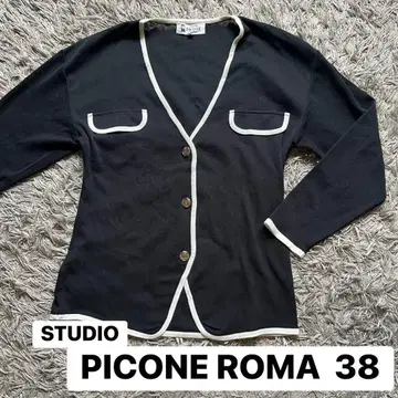 STUDIO PICONE 블랙 가디건 38