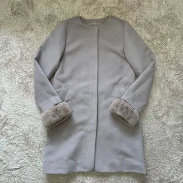 마조레 리곤 그레이 롱 코트