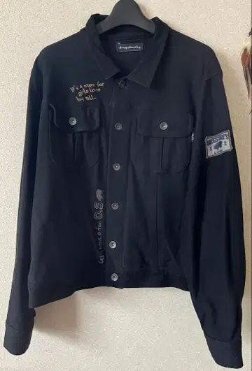 드럭 스토어즈 블랙 데님 자켓