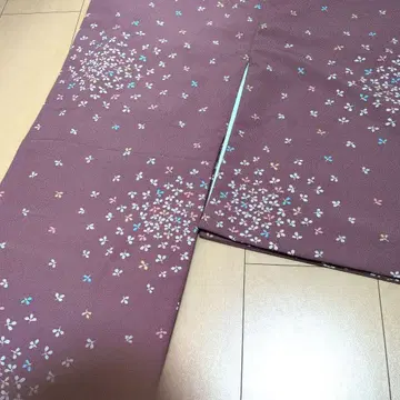 꽃무늬 코몬 기모노 이중 기모노 워셔블 기모노