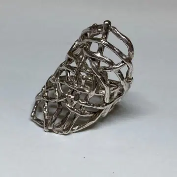 SILVER 메쉬 반지 SHINJI K124