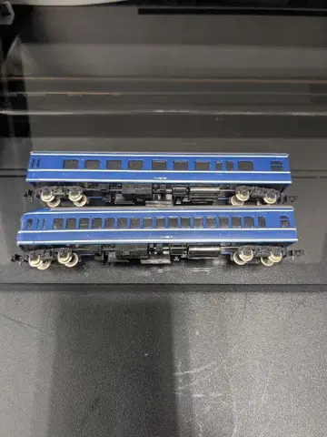 N 게이지 철도 모형 2량 세트 파랑