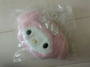 마이멜로디 복슬복슬 봉제 인형 페이스 미니백 펄 미니백 레트로