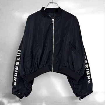 ATLAS PREMIER 봄버 자켓 크롭 점퍼 블랙 F ( a2