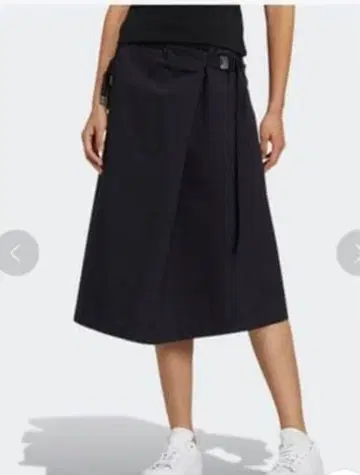 아디다스 랩 스타일 스커트 블랙