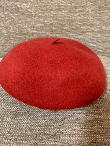 IL BISONTE 울 베레모 레드