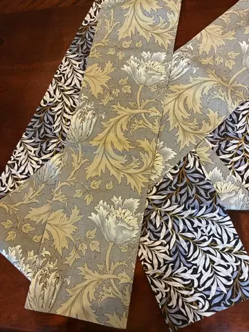 반폭 오비 리버서블 윌리엄 모리스 아네모네 x 윌로우 보우