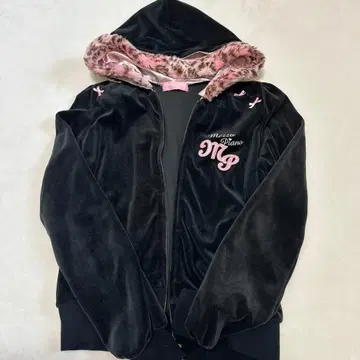 메조피아노 후드티 레오파드 무늬