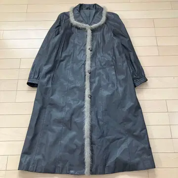 11.13 파르티나 가죽 코트 그레이 11