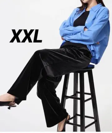 미사용 새상품 유니클로 소프트 벨로아 이지 팬츠 XXL