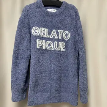 gelato pique HOMME 파우더 로고 자카드 풀오버