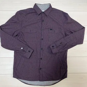 LACOSTE 체크 무늬 긴팔 셔츠 39