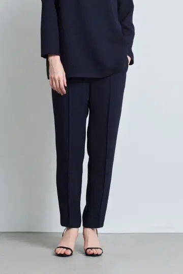 요리 트위드라이크 핀턱 팬츠