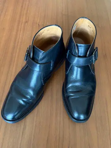 REGAL 버클 포함 처카 부츠 25EEE 블랙