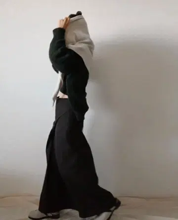 chiiiibag 울 맥시 스커트 미사용 새상품