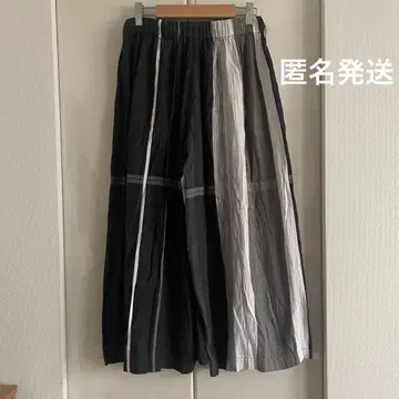 타마키니이메 tamaki niime 와이드 팬츠 롱 블랙