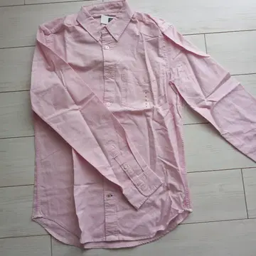 택 포함 새상품 GAP 남성용 버튼 다운 긴팔 셔츠 S 핑크