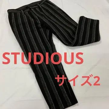 STUDIOUS 앵클 테이퍼드 팬츠 사이즈 2 #3112