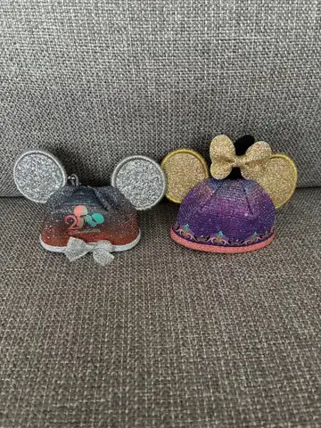 홍콩 디즈니 20주년 이어햇 키체인