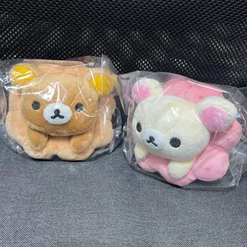 리락쿠마 x 미스터 도넛 봉제 인형 2개 세트