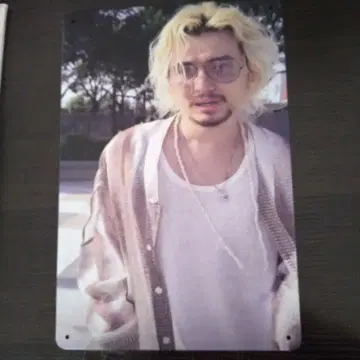 후지이 카제 새상품 메탈 포스터