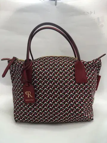 로베르타 피에리 토트백 빨검 기하학 패턴