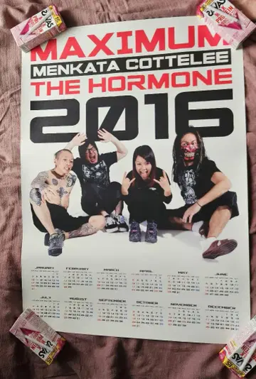 맥시멈 더 호르몬 2016년 달력