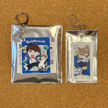 QuizKnock 행운 고양이 타로풍 스가이 슌키 아크릴 키링 2종 세트