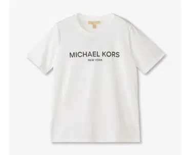 택 포함 새상품 마이클코어스 로고 클래식 T셔츠 화이트 XS 사이즈