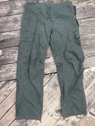 나이트 디저트 카모 팬츠 블랙 염색