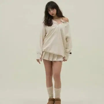 andmary Loose ribbon set up ivory