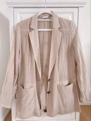 시어 린넨 테일러드 자켓