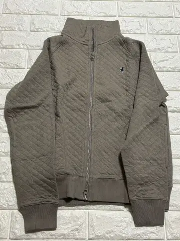 짐플렉스 그레이 퀼팅 집업 자켓