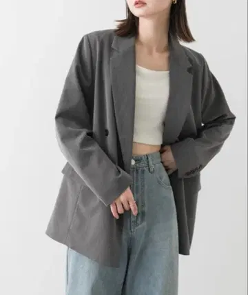 SENSE OF PLACE 더블 테일러드 자켓