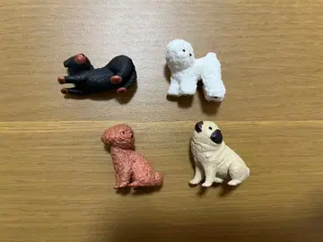 [ 희소 ] 뒤돌아보면 네가 개 피규어 4종 가챠가챠 캡슐 토이