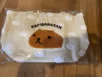 카피바라 씨 사가라 자수 런치 토트
