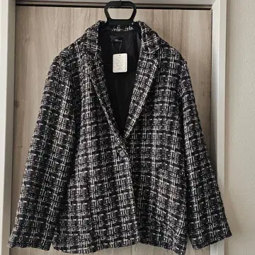 라난 RANAN 트위드 자켓 (블랙케이)